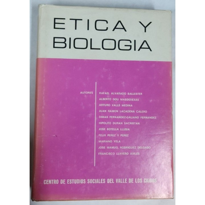 Ética y biología - Vvaa
